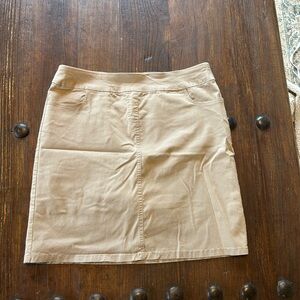 Elegant Tan Mini Skirt